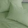 Catherine Lansfield Easy Iron Percale Standard Pillowcase Pair Sage Green