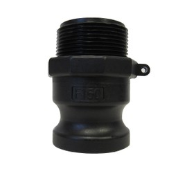 CAMLOCK - 150F Polypropylene CAM & Groove Fitting; 1-1/2 INCH Male Adapter/Male NPT