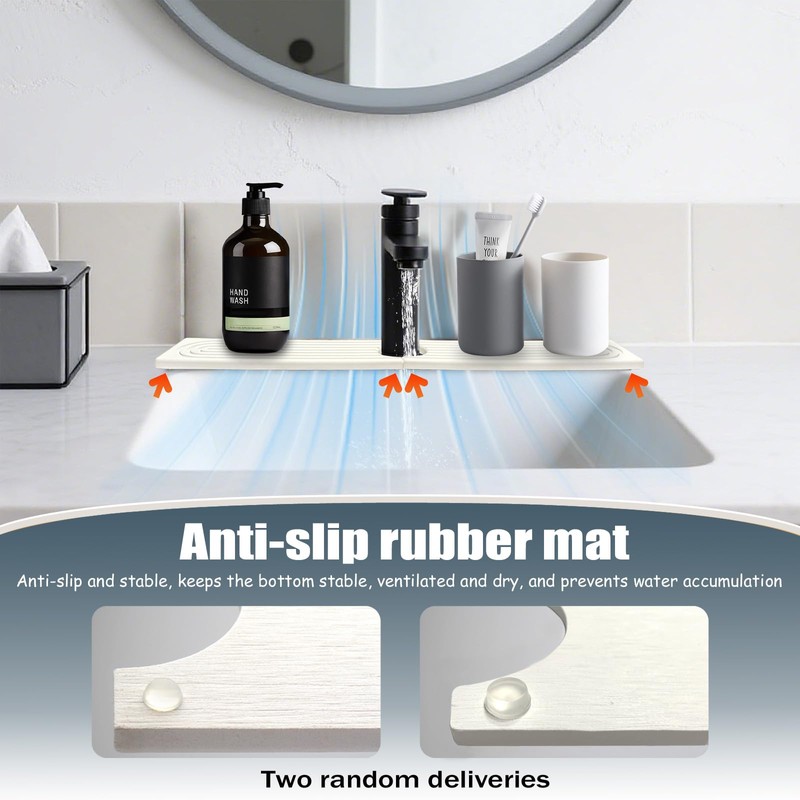 Stargaz Faucet Mat For Kitchen Sink，Sink stone quick dry around