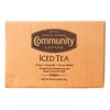 Community Coffee Pre-Measured Iced Tea Filter Packs for 3 Gallon