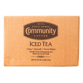 Community Coffee Pre-Measured Iced Tea Filter Packs for 3 Gallon Commercial Tea Urns, 24 Count (Pack of 1)