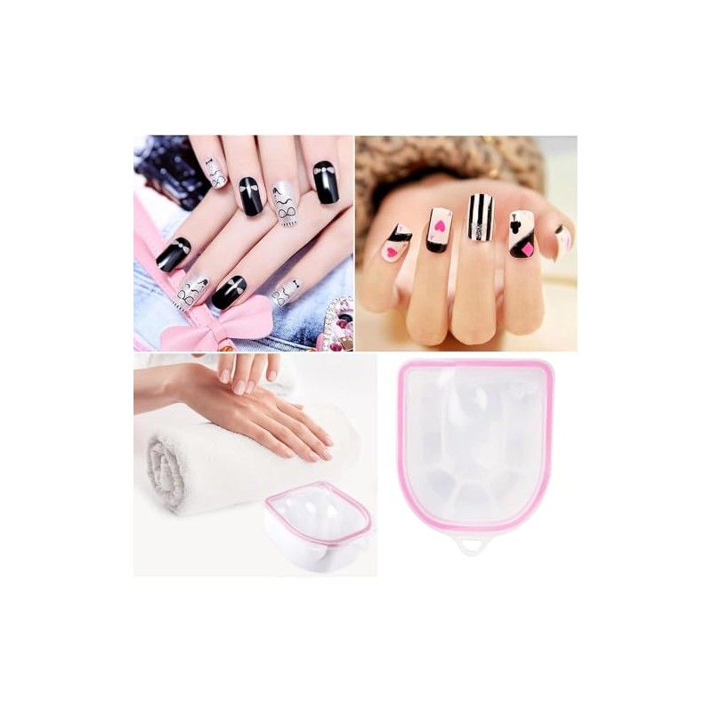 Nail Soaking Bowl Set – Gel Polish Remover Kit with