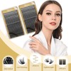 Cluster Lashes 480 Pcs QUEWEL Individual Lashes MIX10-18 D Curl