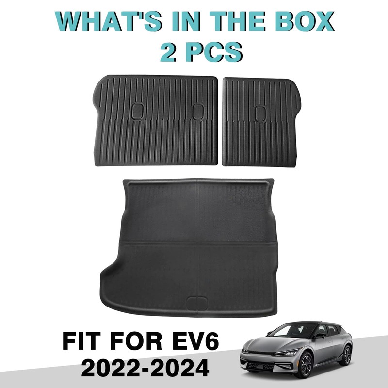 BestEvMod for EV6 Cargo Liner All Weather Trunk & Second