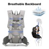 Outplea Breathable Cycling Backpack Waterproof, Mountain Bike Backpack with Helmet