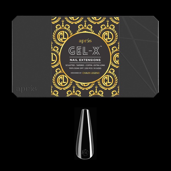Chaun Legend x Apres Nail Gel-X Sculpted Stiletto Extra Long