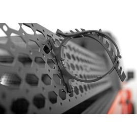 Rough Country Rubber Molle Panel Adjustable Clamp Kit 2-1/2" to 9-1/2" - 50 lb Capacity, Adapts to Any Shape, 2-Pack