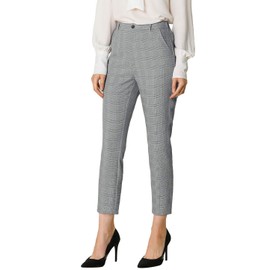 Allegra K Women's Work Dress Pants High Waisted Office Ankle Pants Large Black