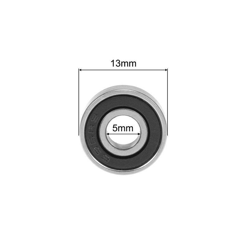 sourcing map 695-2RS Ball Bearings 5 x 13 x 4