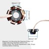 GOOFIT Ignition Stator Magneto 8 Coil 5 Wires Replacement For