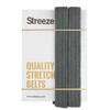 Streeze Mens/Ladies Stretch Belt ─ 30mm Wide with Gold Metal