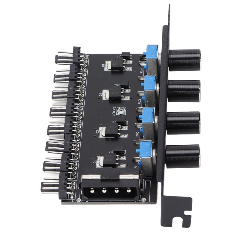 Fan Hub 12V 4pin 8 Channels 4 Knob Stable Precise