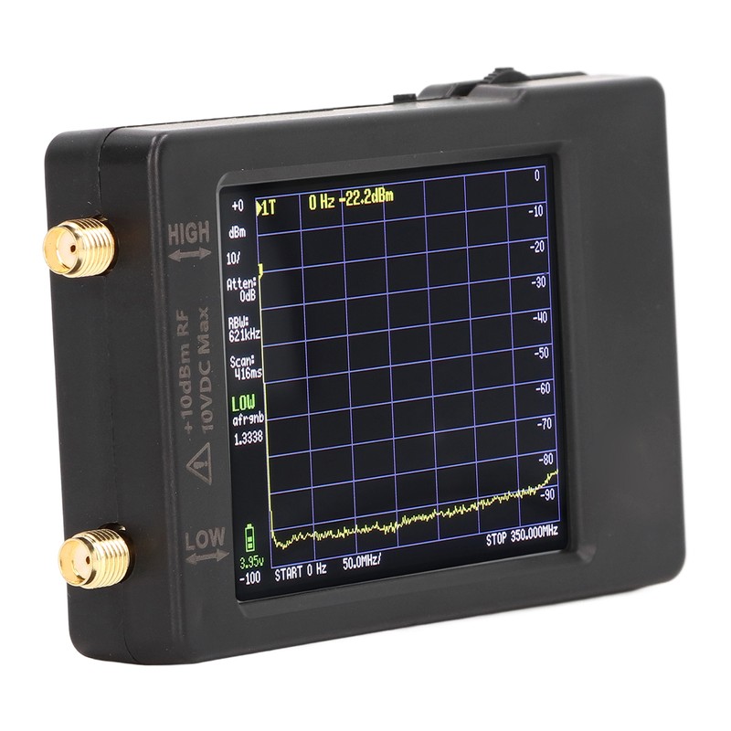 2.8in Handheld Spectrum Analyzer Frequency Antenna Analyzer 100kHz‑350MHz 240MHz‑960MHz