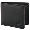 Fa.Volme® #VO11 Men's Genuine Leather Wallet, Landscape Format Black