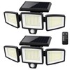 Tuffenough Solar Outdoor Lights 2500LM 210 LED Security Lights with