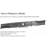 Laser 21" Mulcher Lawnmower Blade fits PowerSmart Mowers DB8621C &