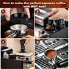 Espresso Accessories Kit 51mm, Coffee Tamper with Spring Loaded Calibration,