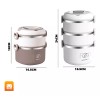 Maíz Contenedor Fiambrera Lunch Box Sopa Acero Inoxidable Termico