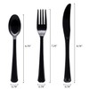 Party Essentials Extra Heavy Duty Hard Plastic Cutlery Combo Pack,