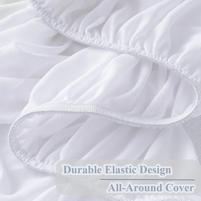 100% Waterproof Mattress Protector Anti-mite Microfiber Fitted Mattress Cover -