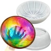 Large Bowl Resin Mold, Round Striped Deep Bowl Epoxy Resin