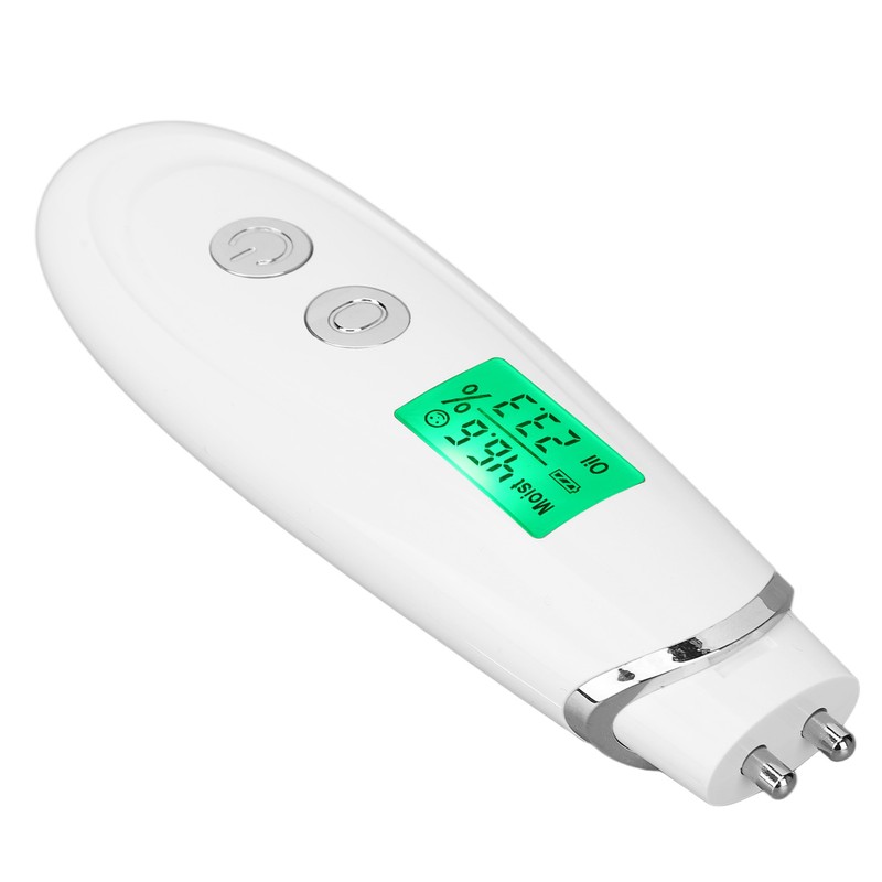 Skin Detector White Facial Moisture Tester Detector Skin Oil Content