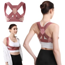 MageJoy Back Brace, Shoulder Straps for Men and Women, Posture Corrector on the Back, Posture Trainer for Posture Correction, Relief of Neck, Back and Shoulders