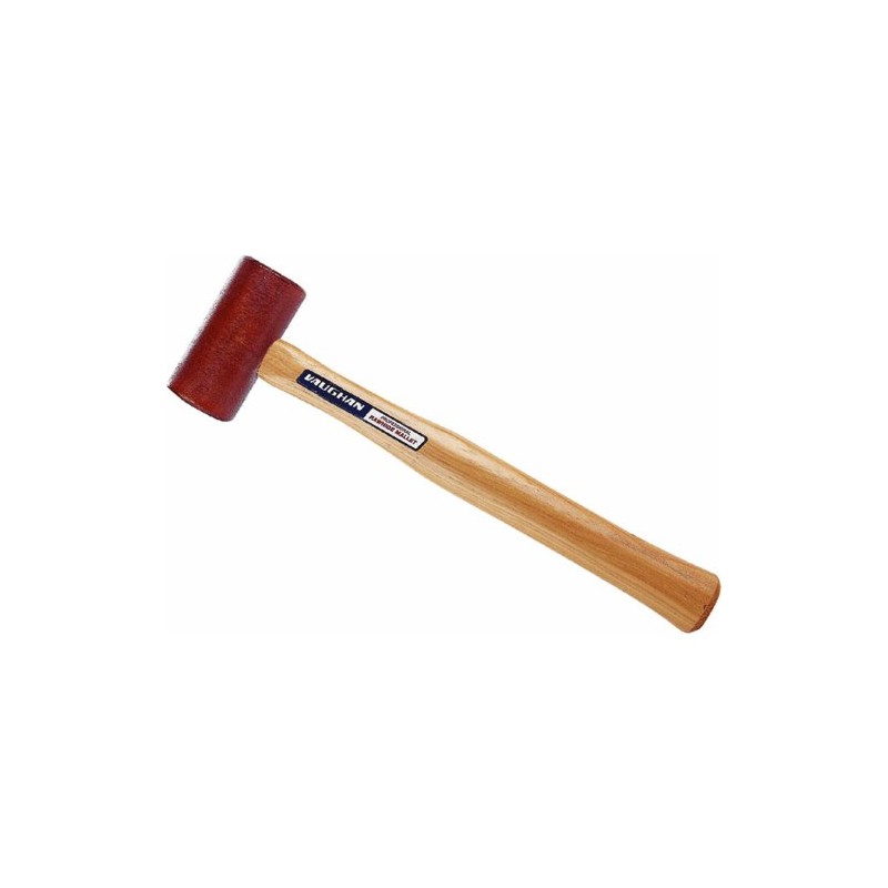 VAUGHAN Rawhide Mallet, Non Marring, Hardwood Handle, 8 oz, 1M175,