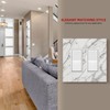 Wpshijia Light Switch Cover White Grey Abstract Marble Minimalist Luxury