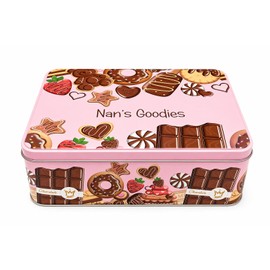 Lunar Shadow Nan's Goodies Pink Gift Tin, Gift for Nan, Mother's Day, Birthday, Christmas