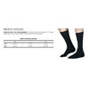 Tommie Copper Men's Performance Compression Ankle Socks, Black, 9-11.5