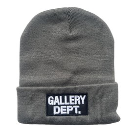 GALLERY DEPT Beanie Men Women Knitted Beanie Hat Decapitated Bear Beanie Winter Warm Fleece Knitted Beanies Caps - Color: Gray
