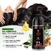 Brown Hair Shampoo 420ml With Argan Oil Instant Hair Dye