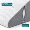 19.7 Inch Foam Wedge Pillow with Removable Washable Cover, Side