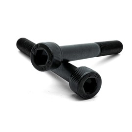 Hippo Hardware M8 (8mm X 60mm) Black Socket Cap Screws Self Colour 12.9 High Tensile Allen Bolt (Pack of 5)