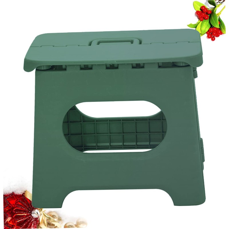 MERRYHAPY Pure Folding Stool Small Stool Fold Stool Lightweight Compact