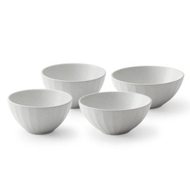 Gwangju Yo Gaksaek Series White 2-Person Plate Set (4 pieces) / 광주요 미각 색시리즈 백색 2인 단반 세트 (4p)