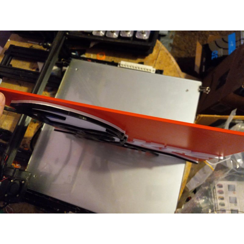 Spencer-3D 15 Inch Diameter KFC 3D Printed 3D Logo Sign