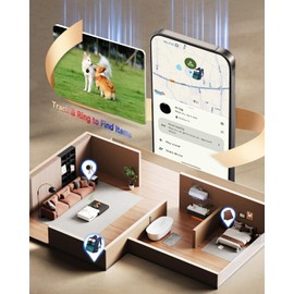 2025 New Bluetooth GPS Tracker Tags [Apple MFi Certified] – Compatible with Apple Find My & Google Find My Device, 2 Pack Smart Location Trackers for Keys, Wallet, Luggage, Pets, Kids, Bikes