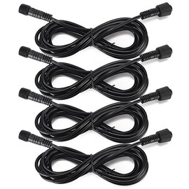 ZONECONA 4PCS 36 inch 4-Pin RGB Rock Lights Extension Wire Cable Cord for 6/8/12Pods Metal Dream Color Chasing LED Rock Lights, Underglow Neon Lights Multicolor 12v Waterproof for Truck Jeep ATV