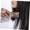 OHPHCALL Travel Detangler Brush Set 4pcs Wide Tooth Acrylic Hair