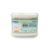 Sturdy Wood Cotton Swabs 350P Cylindrical Sterilized for Baby & Makeup Makeup 60ea