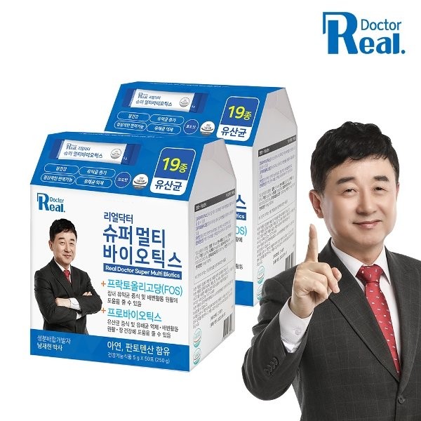 [Real Doctor] 2 Super Multibiotics 50 sachets (100-day supply) / Nam Jae-hyun..., None / [리얼닥터] 슈퍼 멀티바이오틱스 50포 2개 (100일분) / 남재현..., 없음