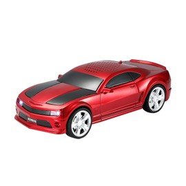 WSTER WS-592 Supercar Design Bluetooth Replica Speaker – Portable Car Model Wireless Speaker with TWS Stereo, FM Radio, LED Party Lights, USB/TF Playback, Hands-Free Calling, Microphone(Red)