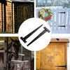KAHEIGN 6Pcs Tee Shed Hinge, 25CM Heavy-Duty Metal Iron T-Hinge