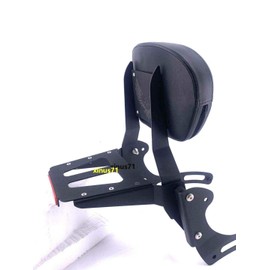 MyLohas Scrub Black Sissy Bar & Luggage Rack for Kawasaki Vulcan VN 900 2000 Classic Custom