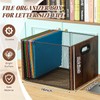Yalikop Hanging File Organizer File Box Hanging Folder Storage Boxes