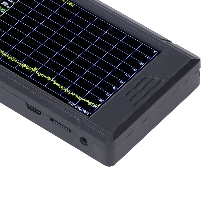 Spectrum Frequency Analyzer Resolution Switchable 100KHZ to 5.3GHZ 4in Screen