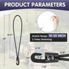 Bungee Cords with Hooks 10 Inch, 50 PCS Short Bungee