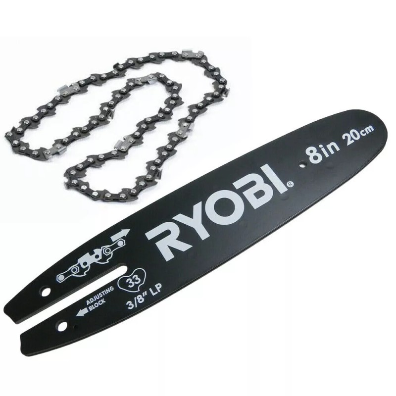 Ryobi New 310982003 Genuine Ryobi Bar & Chain Combo For